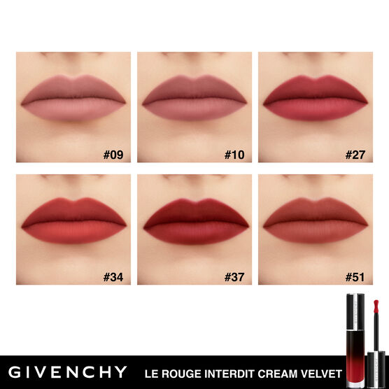 Batom Givenchy Le Rouge Interdit Cream Velvet Lipstick